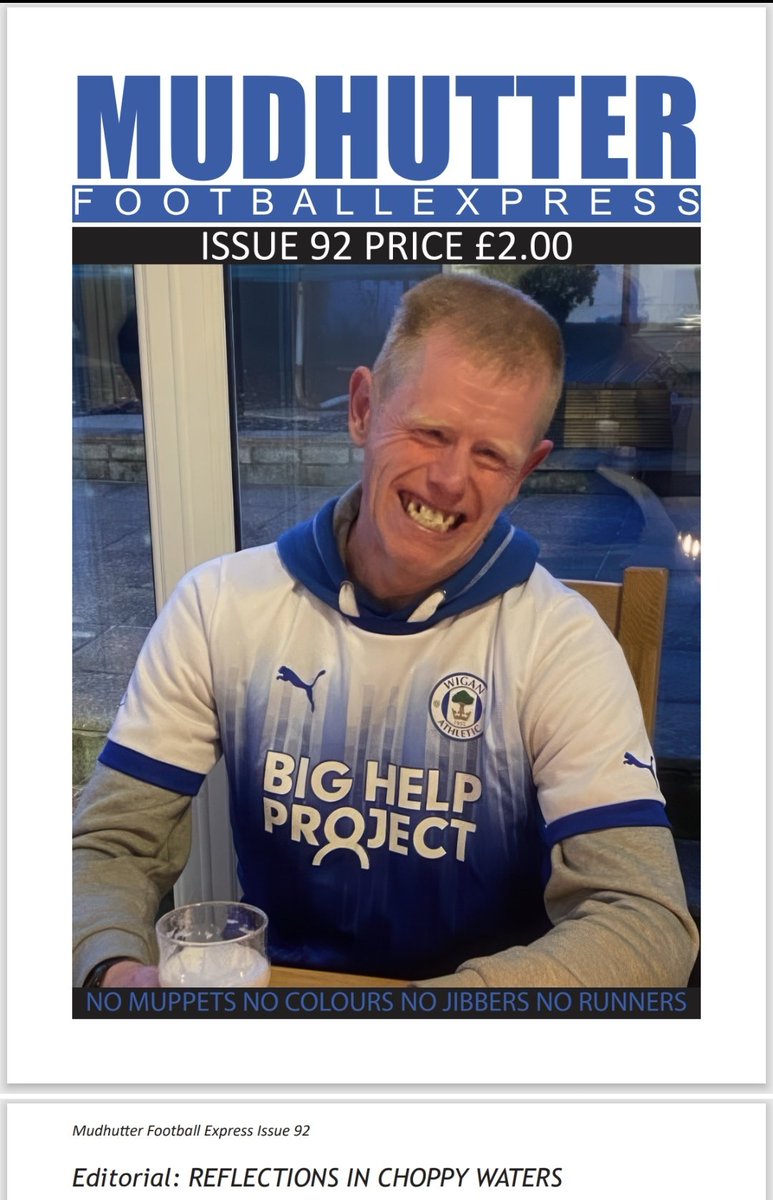 Right, we've done another fanzine. Subs are in the post, though heaven knows when they will land on your mats. It's also in Waterstones in the Grand Arcade and <a href="/The_Anvil_Wigan/">Ian_Donna</a> Other stockists to follow #wafc