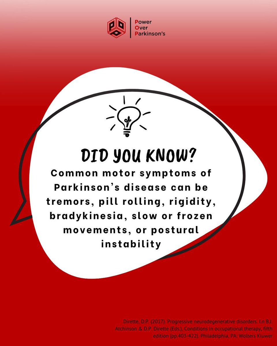 poweroverPD's tweet image. 🌷 April is Parkinson's Awareness Month 🌷
There is so much to learn about this disease and its complexity. Here are just a few motor-related symptoms. #ParkinsonsAwarenessMonth  #Poweroverparkinsons