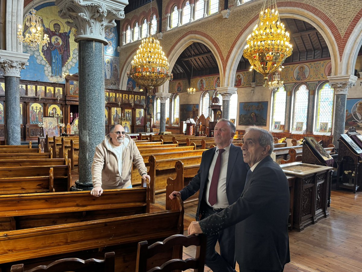 Greek Orthodox Church of St Constantine &amp; St Helen in Crystal Palace celebrate their Easter Service this evening with a procession.

I was delighted to visit last week to see the beautiful church and meet with the event organisers.