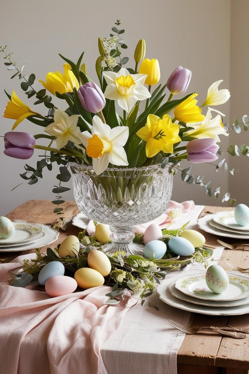 besuitedhome's tweet image. Style your Easter table with soft pastels 🌸

Elegant florals create calm, cozy, and classy vibes.

Check out this stunning centerpiece idea: besuitedhome.com/15-stunning-ea…

#PastelDecor #EasterVibes #SpringTablescape