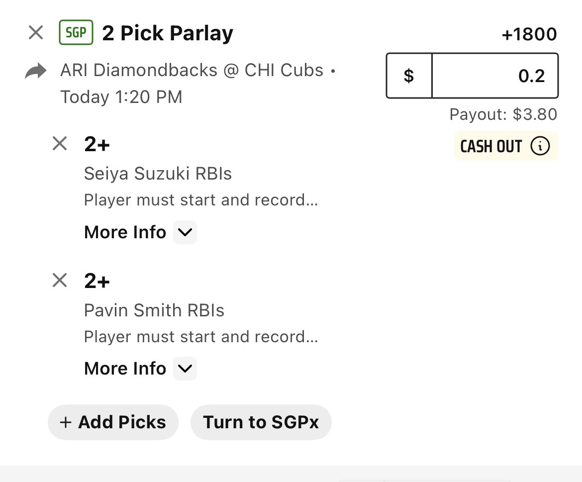 PlusGreenBets's tweet photo. Early MLB today #MLB #GamblingX https://t.co/jetBtcRho5