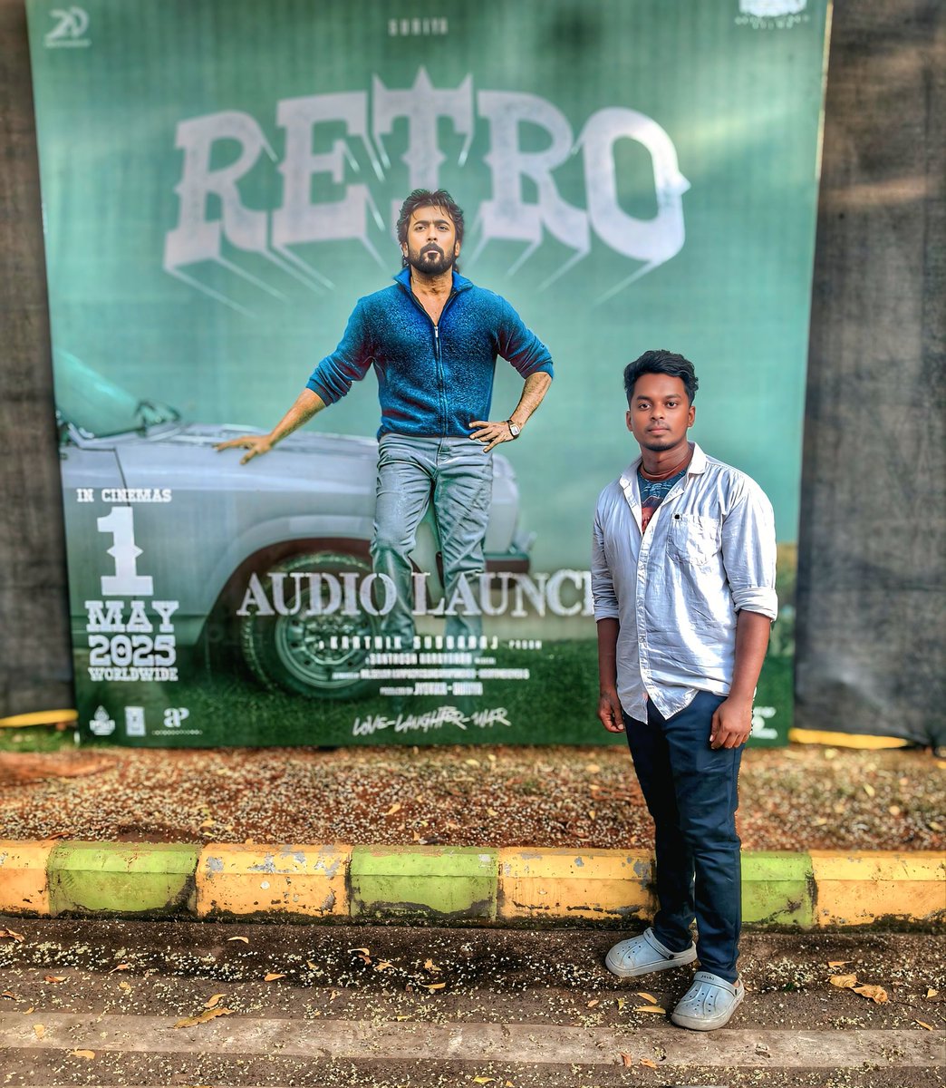 vvj49330's tweet photo. #Retro_Vibe ❤‍🔥❤‍🔥
@Suriya_offl @karthiksubbaraj 
@2D_ENTPVTLTD @pollachiOSFC 

#RetroAudioAndTrailerToday 
#Retro https://t.co/bwF8y1Jq3Z
