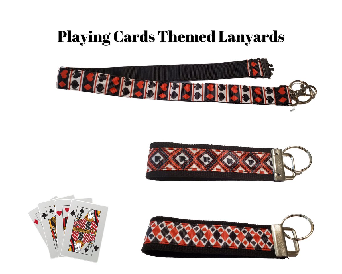 DsignsbyCristal's tweet image. Royal Flush Loop - Playing Cards Themed Lanyards - Keychain etsy.me/3RmLxhV via @Etsy 
#poker #royalflush #casino #wiseshopper #craftbizparty #epiconetsy #FridayVibes #gamenight