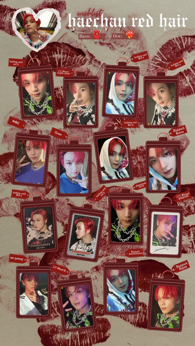 Mayscollecting's tweet photo. • ♥️ my HAECHAN (NCT) 
Red Hair Collection ♥️ •

made by: @jkjmnjcollector https://t.co/azVfmEVFZE
