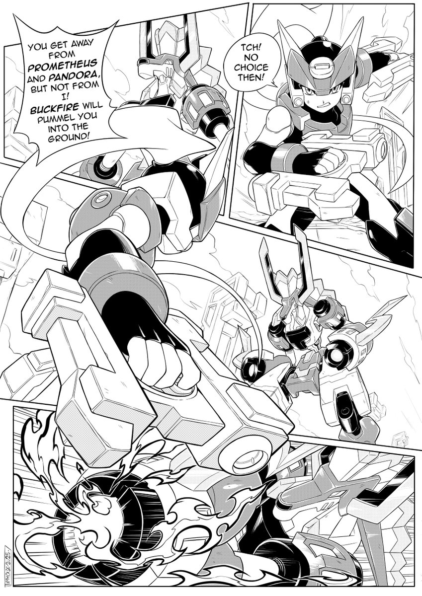 Found the og sketch of one of my Megamerge oneshot pages from 2013, and felt like giving it an update ~ 
Could be fun to revisit the entire thing with a new look eventually, and even finish it 