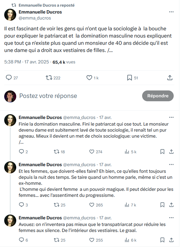 aktiur's tweet photo. Ou alors @emma_ducros on fait vraiment de la sociologie et on regarde quelles sont empiriquement les conditions de vie des personnes trans en France, non ? 1/ https://t.co/p0H507QCvS