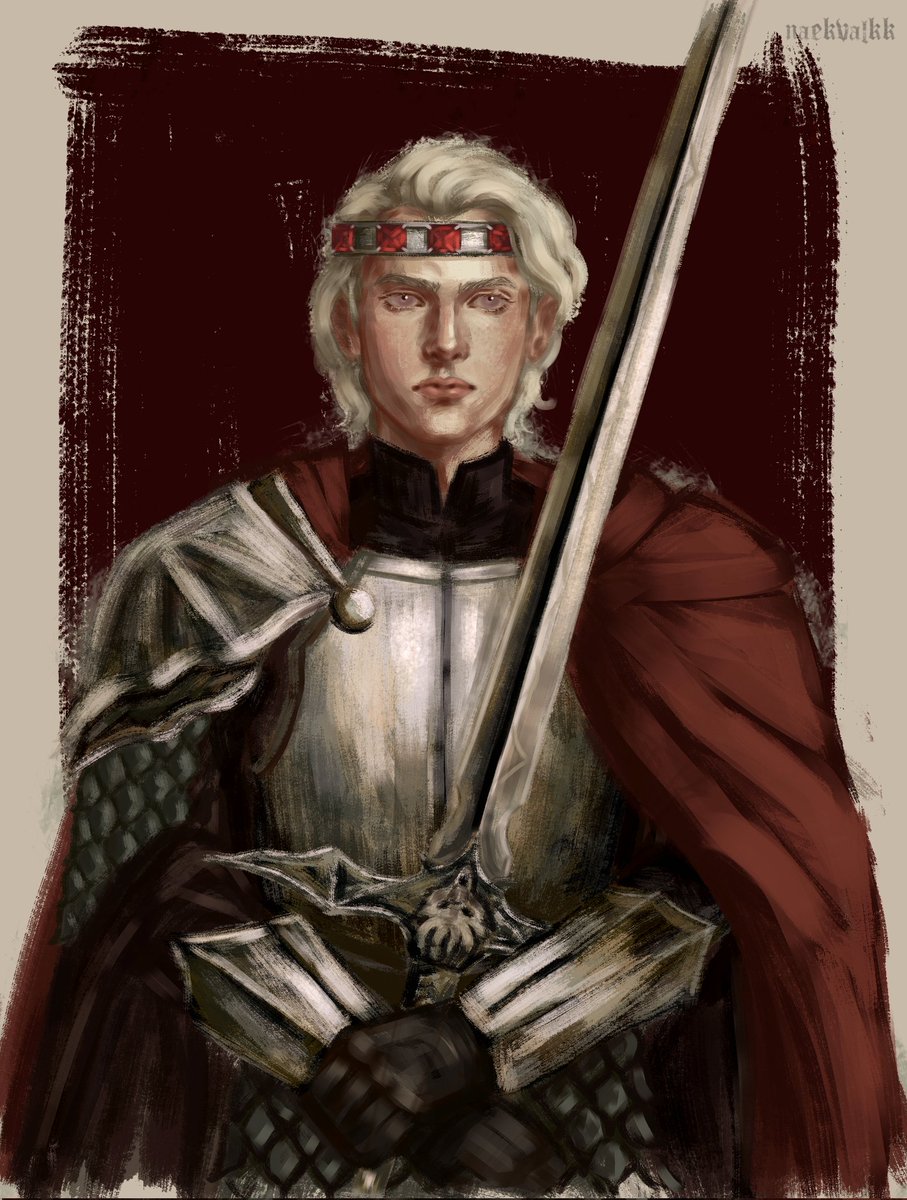 nashavalla's tweet photo. Bienvenido lord Dragón, Aegon I Targaryen.

Más tarde subo la corrección de fondo y color de Visenya 🫶

#art #hotd #HouseOfTheDragon #fanart #fireandblood https://t.co/V1LegdW3Id