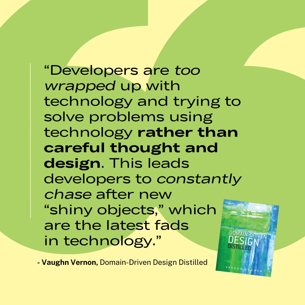Kalele (@kalele_io) on Twitter photo Want to break the "shiny object" cycle? Attend our May 13-16 workshop, taught by <a href="/VaughnVernon/">Vaughn Vernon</a>, to learn how.
kalele.io/iddd-workshop Want to break the "shiny object" cycle? Attend our May 13-16 workshop, taught by <a href="/VaughnVernon/">Vaughn Vernon</a>, to learn how.
kalele.io/iddd-workshop