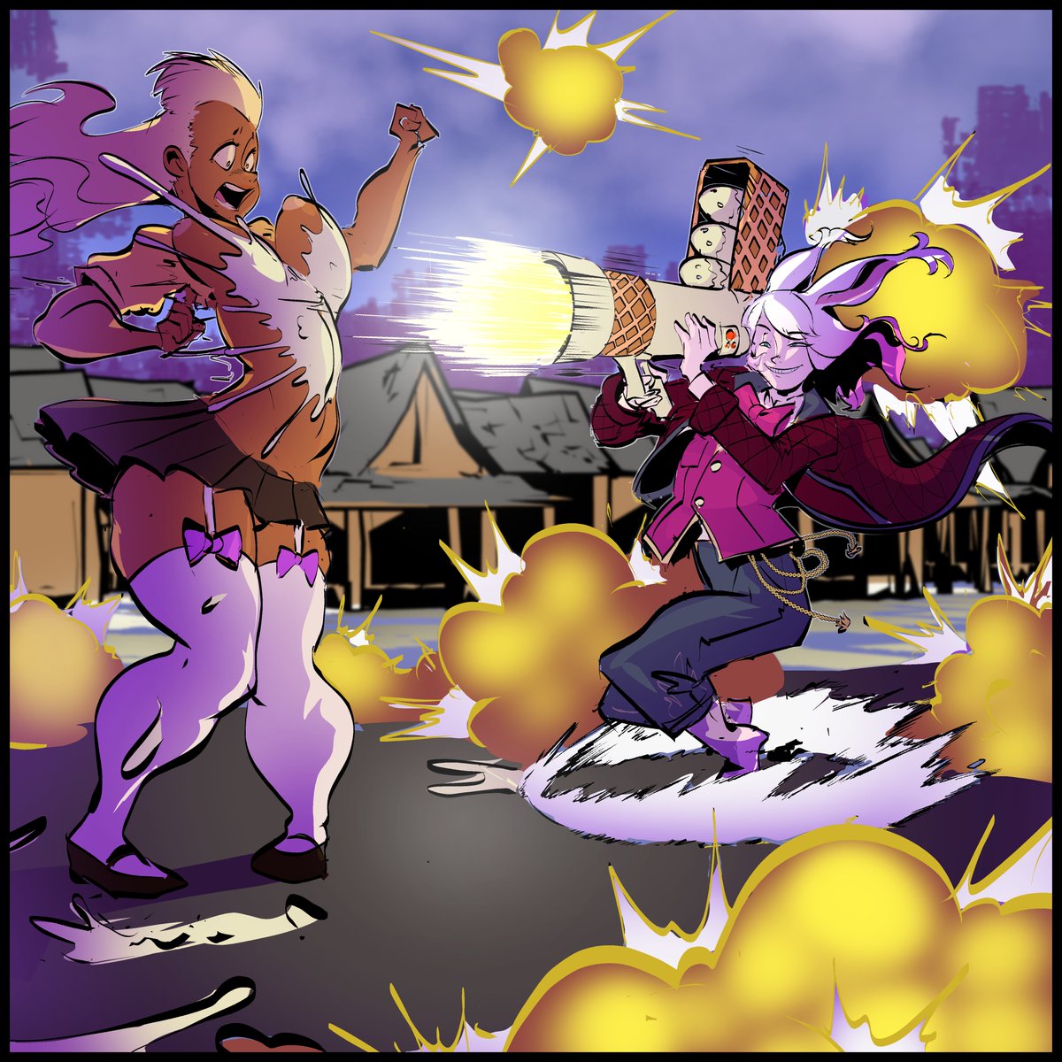 One for <a href="/VerixaOkblek/">Verixa Okblek</a> featuring their Rabbit guy, Maius cranking up the Easter party.