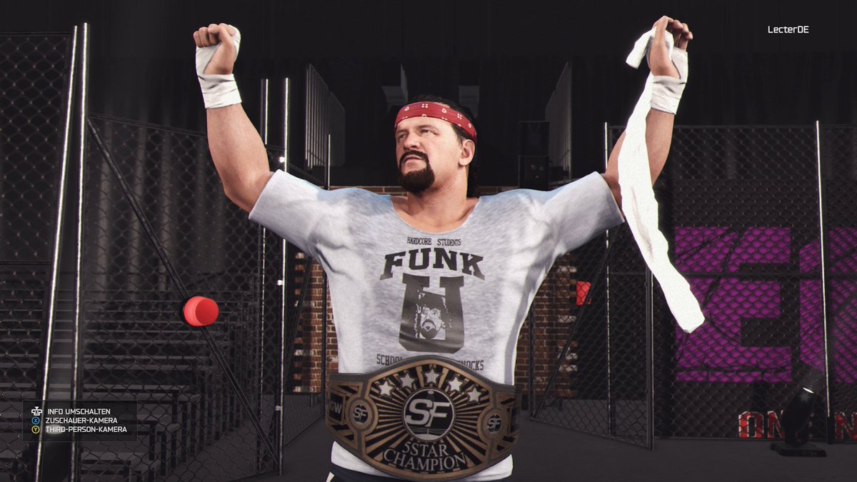 Arena, Show und Titelgürtel befinden sich (erneut) im Creation Suite.

Tags: Spotfight, 5Star, LecterDE
ID: LecterDE#33304

Plattform: Xbox X|S und PS5

Support für Xbox One, PS4 und Steam ab sofort eingestellt da 2k der meinung ist die generationen trennen zu müssen.