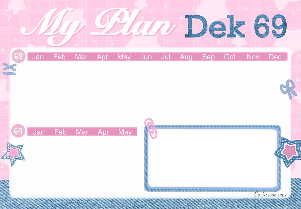 cookieqbx's tweet photo. •₊˚。✊🏻 Knock Knock Giveaway  🎀📨
              📍Study Plan to #dek69
                 🚏 retweet &amp; fav 🖐🏻
       ⋆⁺₊⋆ไม่อนุญาตให้ใช้เชิงพาณิช ᙏ̤̫

          👇🏻👇🏻ลิ้งค์ในเม���ชั่นนะคะ👇🏻👇🏻

#giveaway #วันนี้dek69ทำอะไร #แจกplanner  #deksiw #dek68 #goodnote https://t.co/kopmBtsfJH