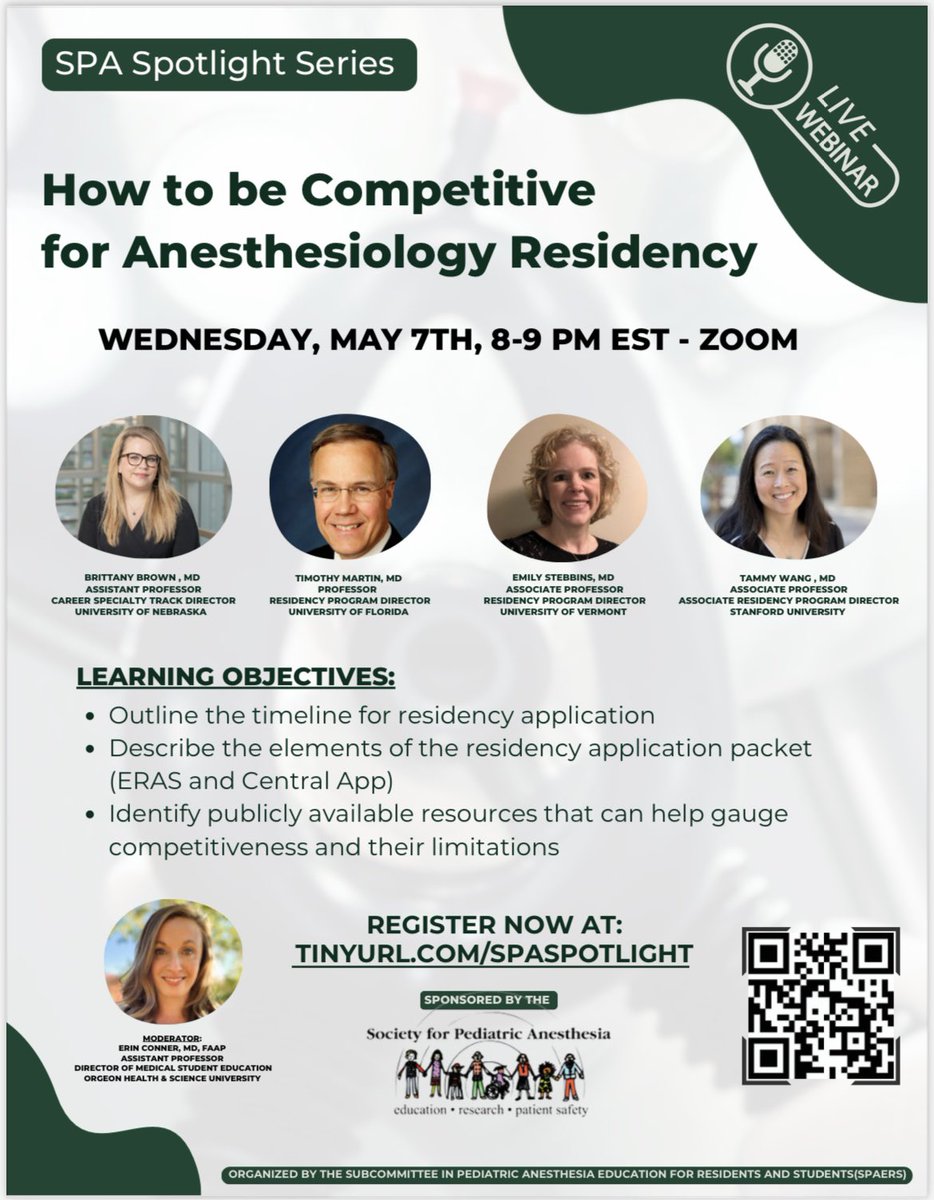 Becca Nause-Osthoff, MD (@beccacno) on Twitter photo Med students applying into anes residency - #SPAERS is excited to sponsor this <a href="/PediAnesthesia/">SPA</a> Spotlight Webinar for you! Register now & learn how to be competitive for anesthesia residency <a href="/pcarMD/">Phil Carullo</a> <a href="/FutureAnesRes/">FutureAnesRes</a> <a href="/rebeccanikatsai/">Rebecca Tsai</a> <a href="/UF_Anesthesia/">UF Anesthesiology</a> <a href="/reece_nguyen/">Travis Reece-Nguyen (he/him) MD, MPH, FAAP 🏳️🌈</a> <a href="/HofkampMichael/">Michael Hofkamp, MD, FASA</a> Med students applying into anes residency - #SPAERS is excited to sponsor this <a href="/PediAnesthesia/">SPA</a> Spotlight Webinar for you! Register now & learn how to be competitive for anesthesia residency <a href="/pcarMD/">Phil Carullo</a> <a href="/FutureAnesRes/">FutureAnesRes</a> <a href="/rebeccanikatsai/">Rebecca Tsai</a> <a href="/UF_Anesthesia/">UF Anesthesiology</a> <a href="/reece_nguyen/">Travis Reece-Nguyen (he/him) MD, MPH, FAAP 🏳️🌈</a> <a href="/HofkampMichael/">Michael Hofkamp, MD, FASA</a>