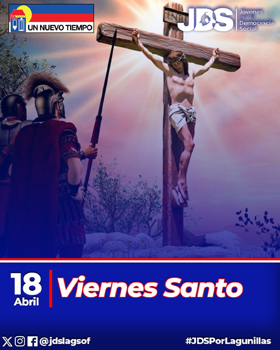 El Viernes Santo recuerda la pasión y muerte de Jesucristo, invitando al recogimiento, la reflexión y la veneración de la cruz como símbolo de amor y sacrificio.
<a href="/untlags/">UNT Lagunillas</a>
<a href="/somosuntzulia/">Un Nuevo Tiempo Zulia</a> 
<a href="/partidoUNT/">Un Nuevo Tiempo</a>