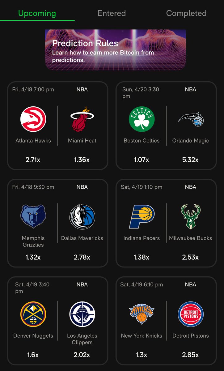 bhholley's tweet photo. Get free sats ( $BTC ), predict the winner of NBA playoff games, withdraw your sats to your own private wallet on @Ember_Fund.  I’m getting 10,000+ sats a month and growing. 

Referral Code: MNGFUJXWNNM
https://t.co/5J1ysyI5uE https://t.co/wpJYqE3kyY