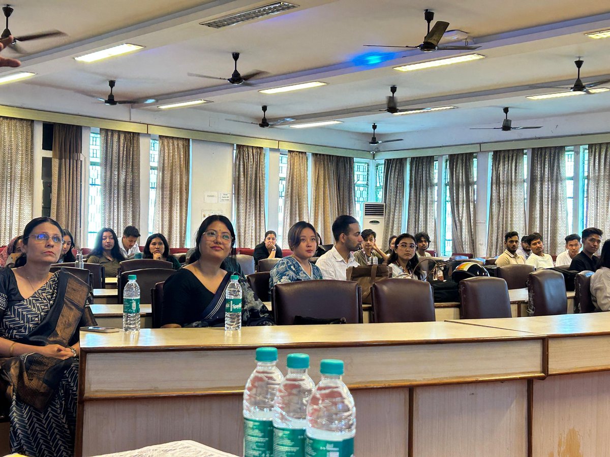 CHS1979_NBU's tweet photo. The Centre for Himalayan Studies organized a symposium on "Gender Roles: Lived Experience and Perspectives," featuring Dr. Nupur Das, Dr. Noopur Baijal, and Mrs. Trishala Chettri. The event shared personal experiences, highlighted women's issues, and discussed societal norms. https://t.co/ecwvsEsMUM