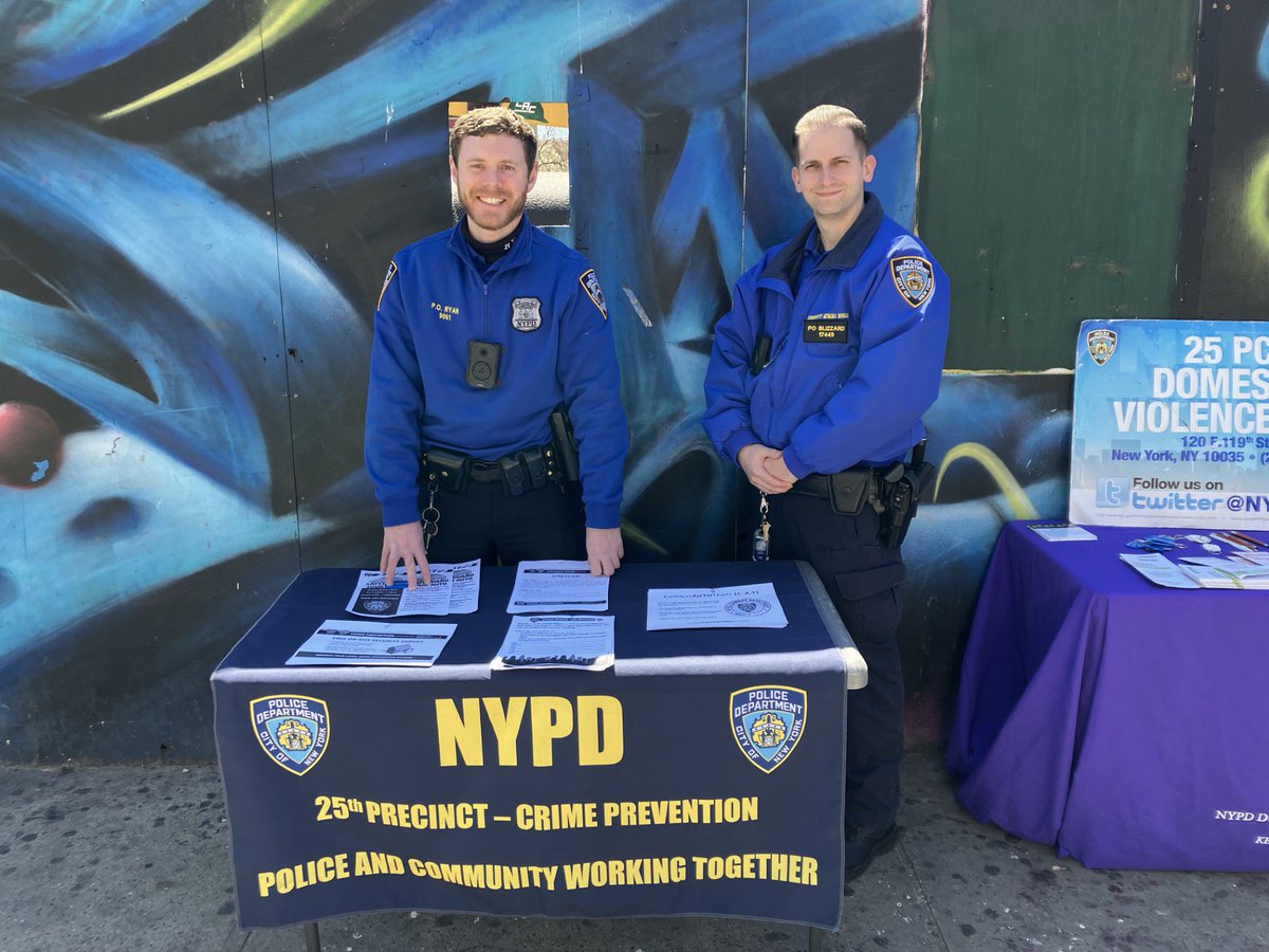 NYPD 25th Precinct tweet media