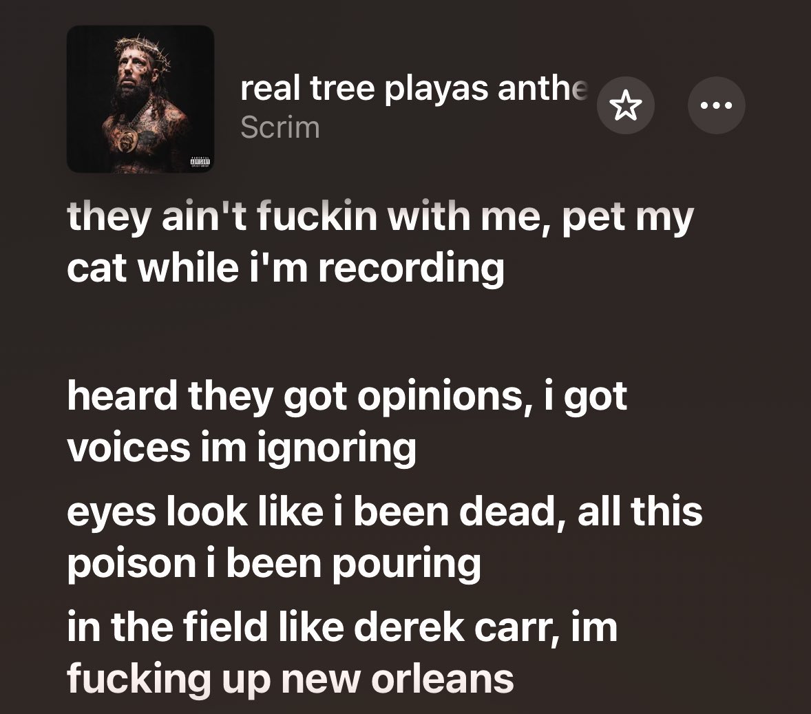 RPMSports18's tweet photo. That wasn’t no stray. That was a straight shot. Derek Carr really catching disses now in New Orleans. 🤣 @snowlikejonn https://t.co/dIorItaGv6