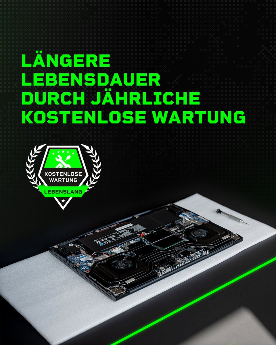 tulparnotebook's tweet image. Power trifft Verantwortung 🌱⚡

Tulpar Laptops sind gemacht für die Langstrecke: mit lebenslanger Wartung und starker Performance, die auch in Jahren noch überzeugt. Weniger ersetzen. Mehr erleben.

#Tulpar #TulparNotebook #TulparGaming #GamingNotebook #NachhaltigZocken…