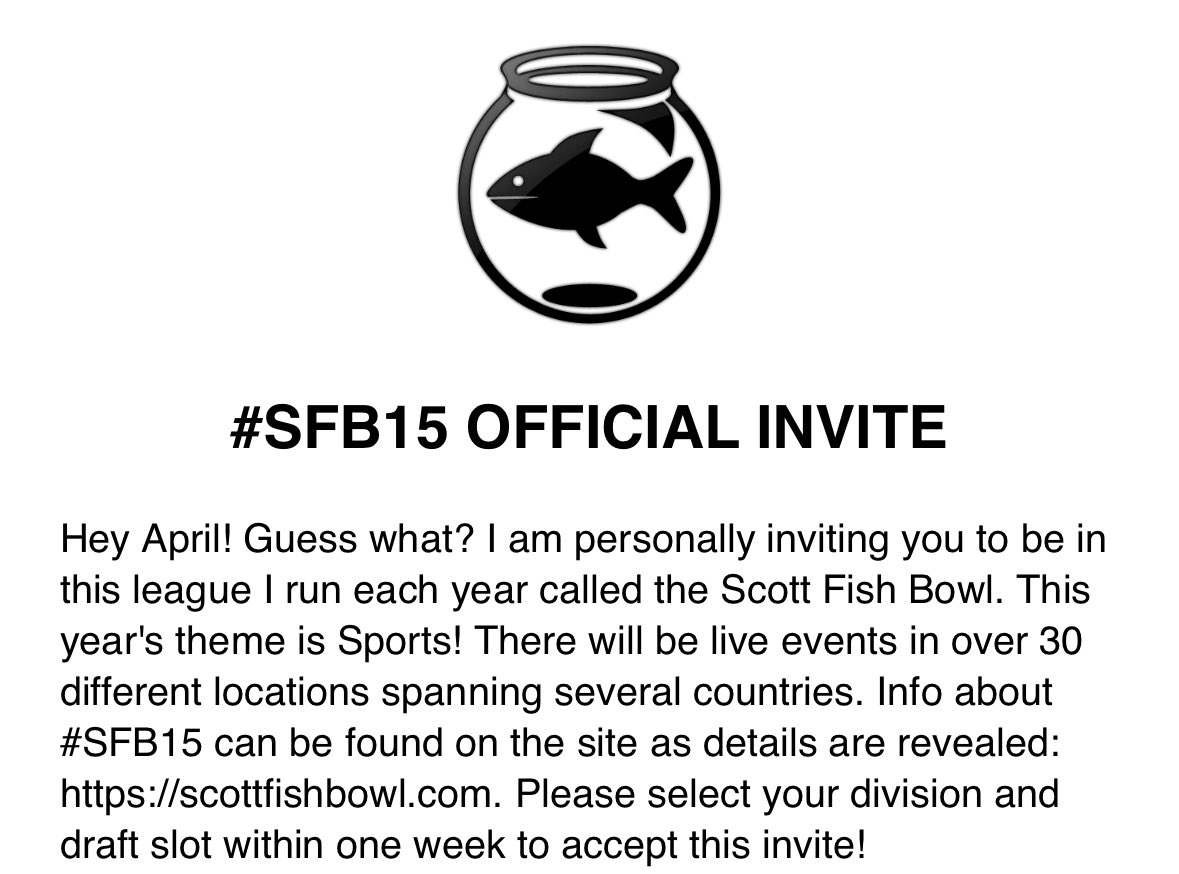 April Balasquide (@aprilbalasquide) on Twitter photo Honored to be invited to #SFB15. Can’t wait to draft live <a href="/stadiumswim/">Stadium Swim</a> <a href="/CircaLasVegas/">Circa Las Vegas</a>. Thanks <a href="/ScottFish24/">Scott Fish</a>, <a href="/FantasyCaresOrg/">Fantasy Cares #fantasycares</a> and <a href="/scottfrankel13/">Scott Frankel</a>. Can’t wait to see everyone again and hopefully some new faces. Honored to be invited to #SFB15. Can’t wait to draft live <a href="/stadiumswim/">Stadium Swim</a> <a href="/CircaLasVegas/">Circa Las Vegas</a>. Thanks <a href="/ScottFish24/">Scott Fish</a>, <a href="/FantasyCaresOrg/">Fantasy Cares #fantasycares</a> and <a href="/scottfrankel13/">Scott Frankel</a>. Can’t wait to see everyone again and hopefully some new faces.