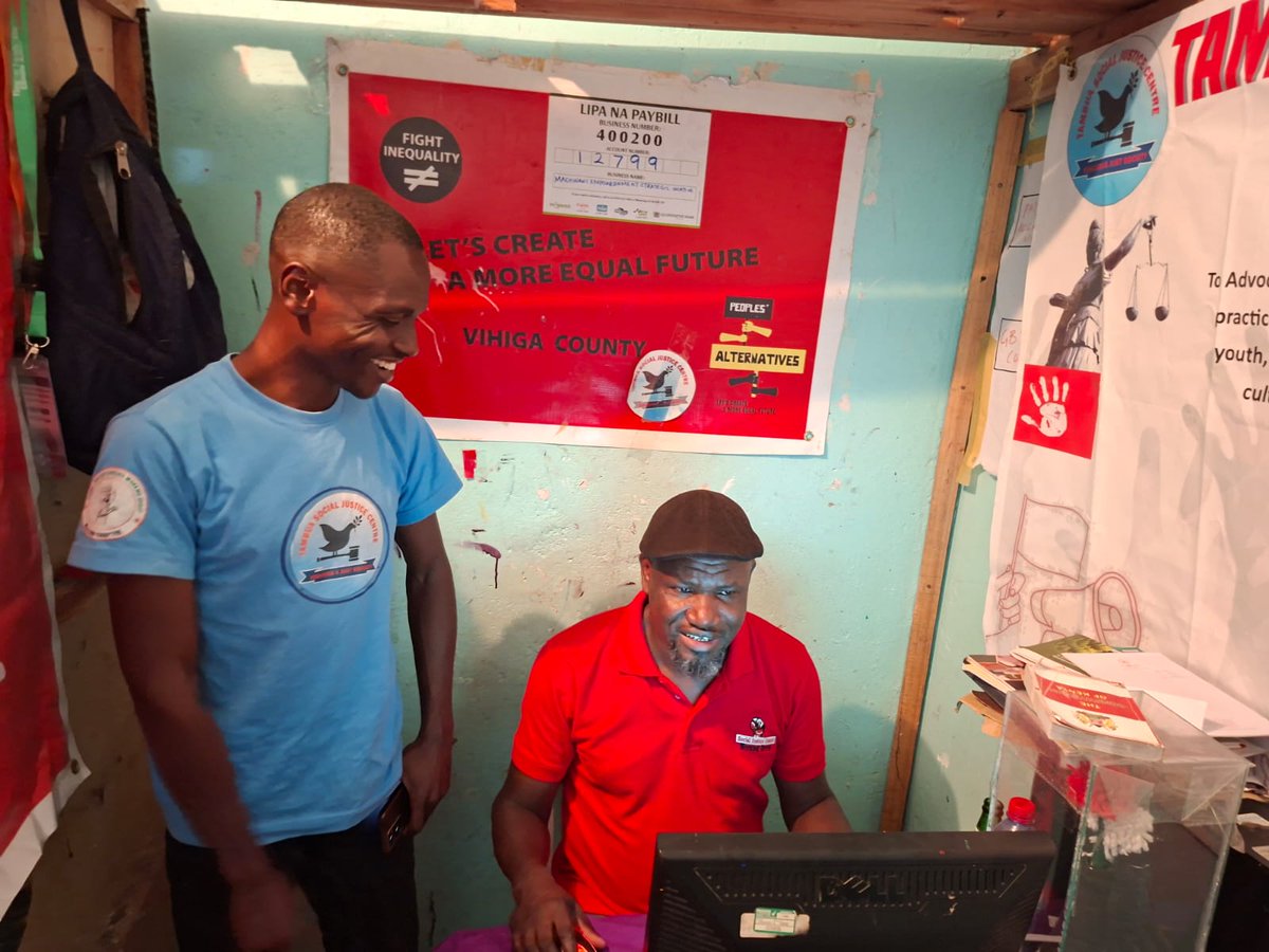 Collaboration for impact.
<a href="/happyolal/">Happy Olal</a> 
<a href="/EsikuriDennis/">esikuri dennis</a> 
<a href="/SJWGResearch/">Research Committee of the Social Justice Centre</a> 
<a href="/mwaniki_diana/">Dee Mwaniki</a> 
<a href="/CMKodhek/">Tosh</a> 
<a href="/MashinaniESI/">Mashinani Empowerment Strategic Initiative</a> 
<a href="/TambuaSJC/">Tambua Social Justice Centre</a> 
<a href="/UhaiWetu/">Social Justice Centres Working Group</a> 
<a href="/social_wg/">Social Justice Centers WG- Western Chapter</a> 
<a href="/forezava_/">Forezava</a>