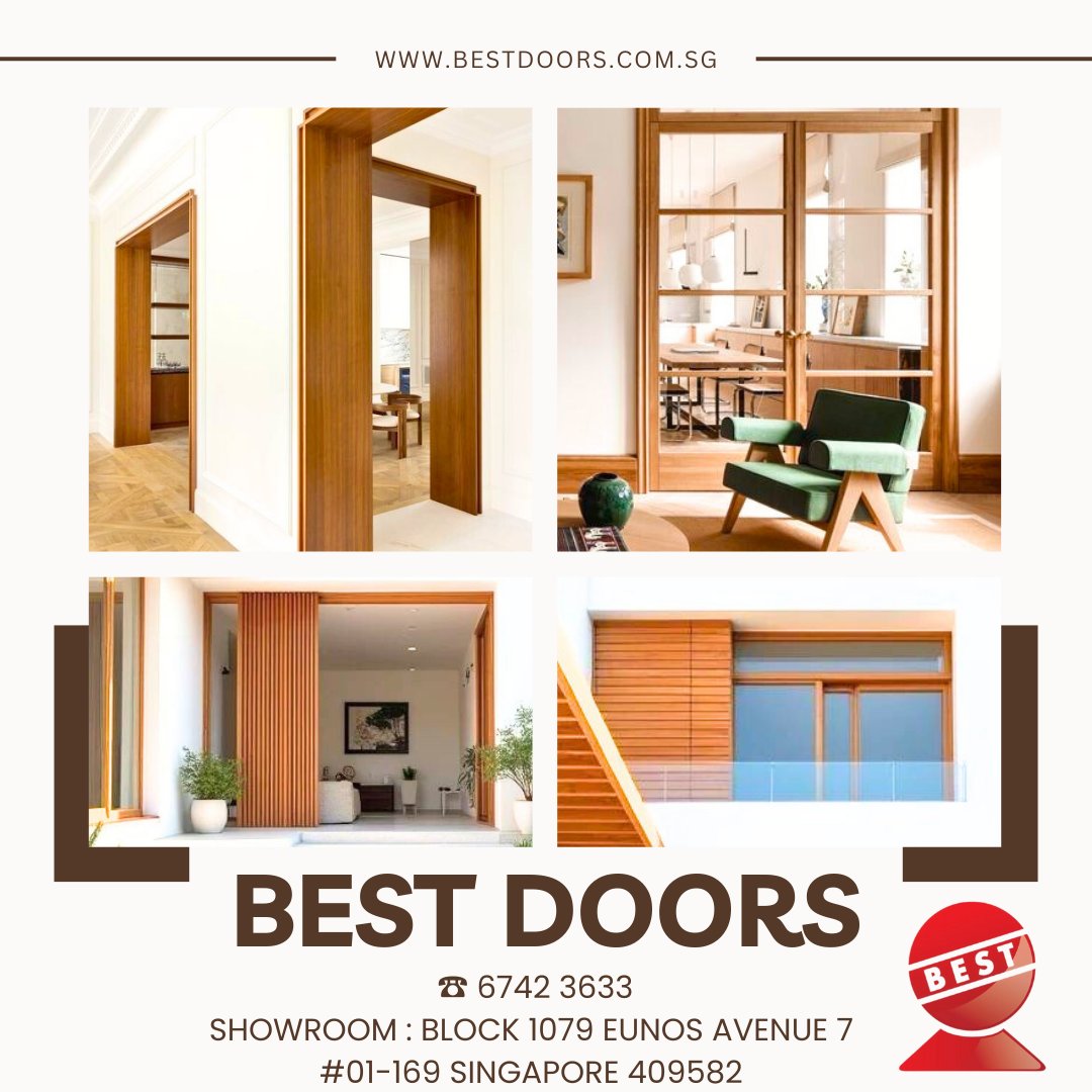 SGBestDoors's tweet image. Wooden frames, doors, windows, and screens — everything you need, all in one place!

#homerenovation #moderndesign #SolidTimber #SGProject #doordesign #SingaporeDoors #TimberDoors #ModernDoors #ElegantDesign #DoorDesigns #CustomDoors #ModernHome #Singapore #HomeDesign  #BestDoors