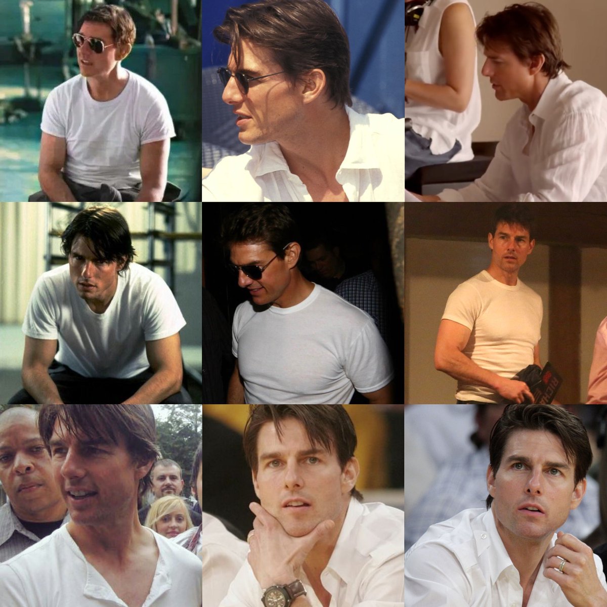 There's just something about him in a white shirt 😍🤍❤️‍🔥