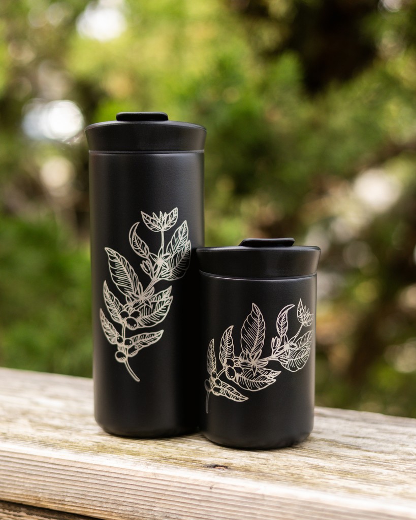 Introducing our new flip-top, leak-proof Nomad Tumblers! Featuring a beautiful hand-drawn, engraved coffee plant design, the Nomad is perfect for daily use and upcoming travel adventures!⁠
⁠
Available in 8oz or 16oz, in stores and online. ⁠
⁠
#templecoffee