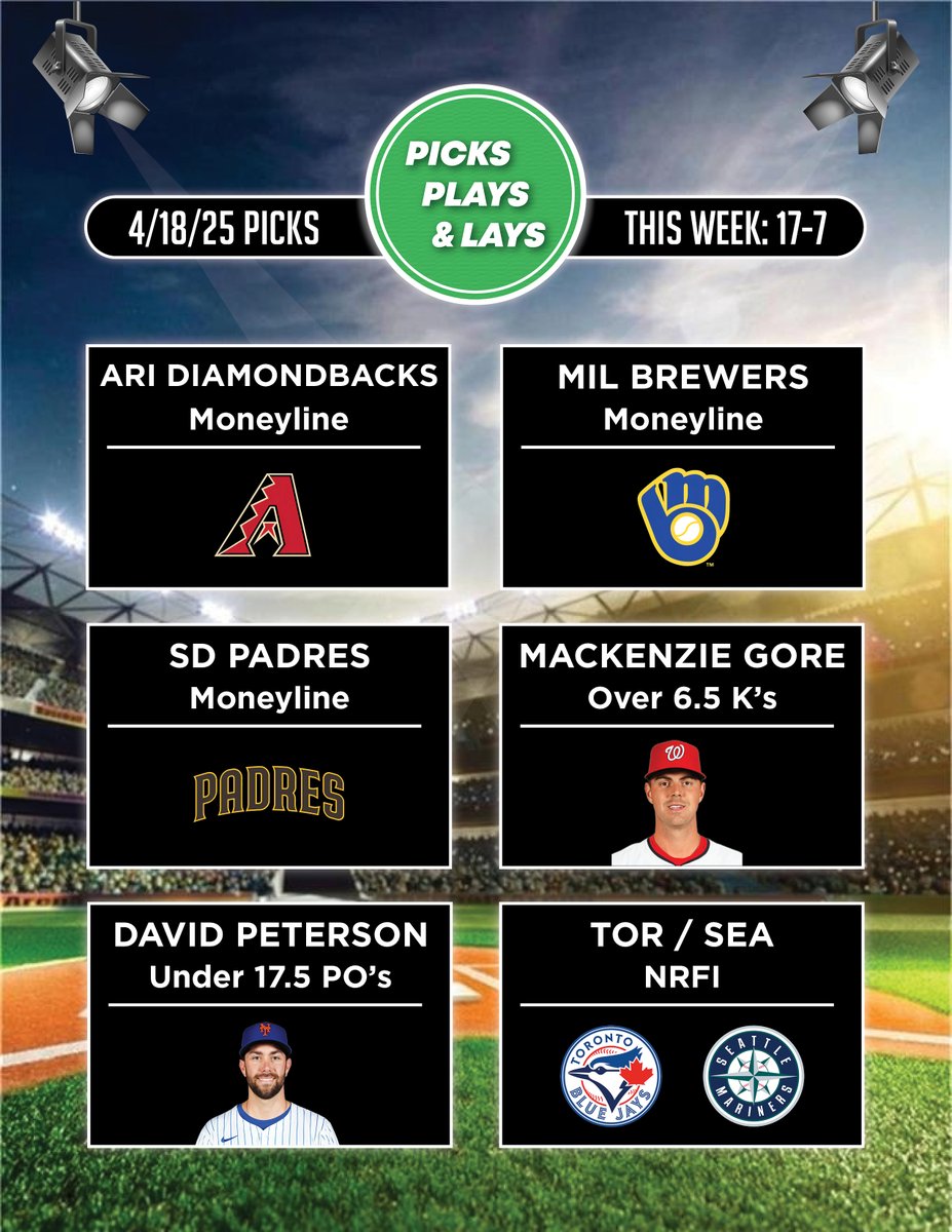 Picks Plays & ‘Lays 🔋 tweet media