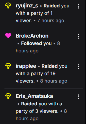 14, almost 15 hour stream!? INSANE! Cobblemon is so much fun and I am addicted! send help!

still huge thank you to all who drop by, lurked and raided! @/aquawolf3 @/mazevt <a href="/Amatsuka_Eris/">天使エリス AmatsukaEris</a> <a href="/irapplee/">˚₊✩‧₊ ira 🍎🍃 ʚHALOɞ</a> @/ryujinz_s !

We tossed the egg tray to <a href="/Sabiniani_/">Sabi💰🗡️ Vtuber | VGen</a>  UwU