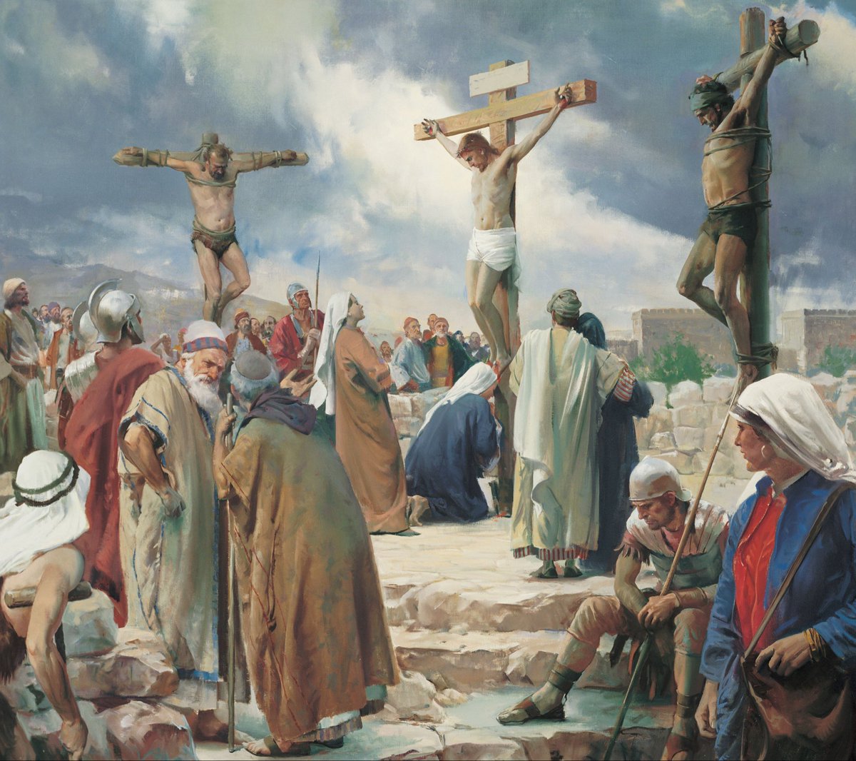 Today is Good Friday. 

Last night, Jesus took his closest 12 friends to a quiet room to have the last supper. He washed their feet. He told them He knew one of them would betray Him. They couldn’t believe it. 

Then He walks out into a garden to pray. He feels a tremendous
