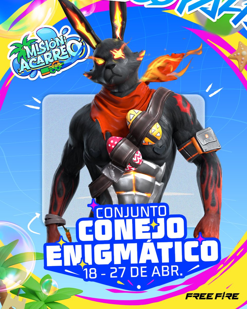 🐰😈 El conejo malo se fue de vacaciones…

Si el marcador se pone feo, el conjunto Conejo Enigmático lo hace bonito.

💪 Equípalo pa’ que to’ el mundo vea lo insano que tú estás. 
#MisiónAcarreo