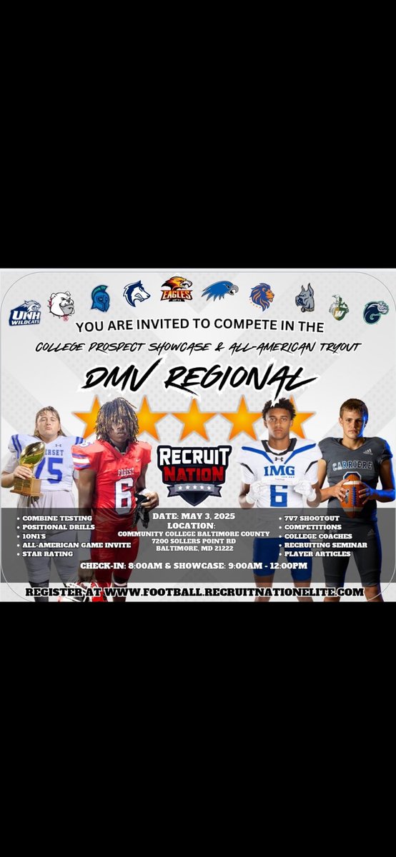 Leighton Curtis (@1lor_leighton) on Twitter photo #AGTG blessed to be invited to the DMV REGIONAL CAMP <a href="/Coach_B_Lewis/">Billy Lewis</a> <a href="/JD_XOS/">JD Crum - Catapult</a> <a href="/MustangGang410/">Mervo H.S. Football</a> <a href="/EdOBrienCFB/">EdOBrienCFB</a> <a href="/CoachKenBarger/">Ken Barger</a> #AGTG blessed to be invited to the DMV REGIONAL CAMP <a href="/Coach_B_Lewis/">Billy Lewis</a> <a href="/JD_XOS/">JD Crum - Catapult</a> <a href="/MustangGang410/">Mervo H.S. Football</a> <a href="/EdOBrienCFB/">EdOBrienCFB</a> <a href="/CoachKenBarger/">Ken Barger</a>