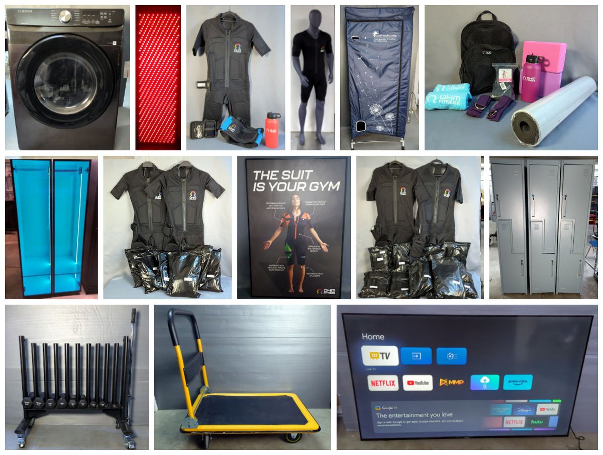 mayoauction's tweet photo. OHM Fitness Equipment Liquidation Auction
https://t.co/Z0c0DDmfKc
#redlighttherapy #EMS #yoga #fitness https://t.co/AqIax8vboF