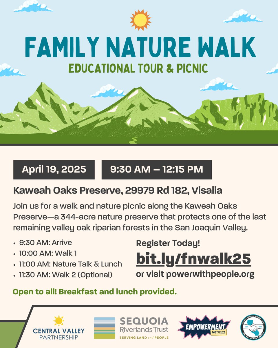 Tomorrow! 🌎⁠ RSVP bit.ly/fnwalk25