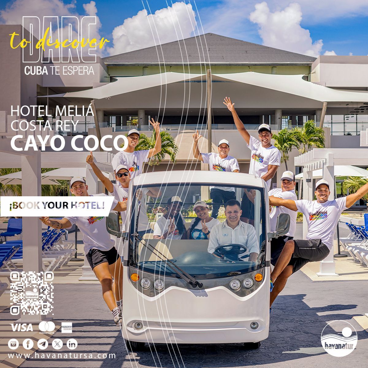 HavanaturCuba's tweet photo. #OffersHavanatur 🏨 Experience the #Caribbean from Meliá Costa Rey: where the turquoise sea and white sands meet elegance 🏖
#bookhere 👉 https://t.co/cre0huVI13 https://t.co/XAonGypNnP