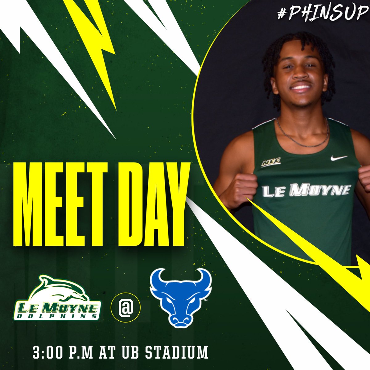 LeMoyneXCTF's tweet photo. ✨BACK IN ACTION✨

We're headed to Buffalo, N.Y. to compete in the UB Alumni Invite🐬

🆚 UB Alumni Invite
⏰ 3:00 P.M. 
📊 https://t.co/WjiY5Dx8BG
🏟️ Buffalo, N.Y.

#PhinsUp https://t.co/Cyl5BPjG3v