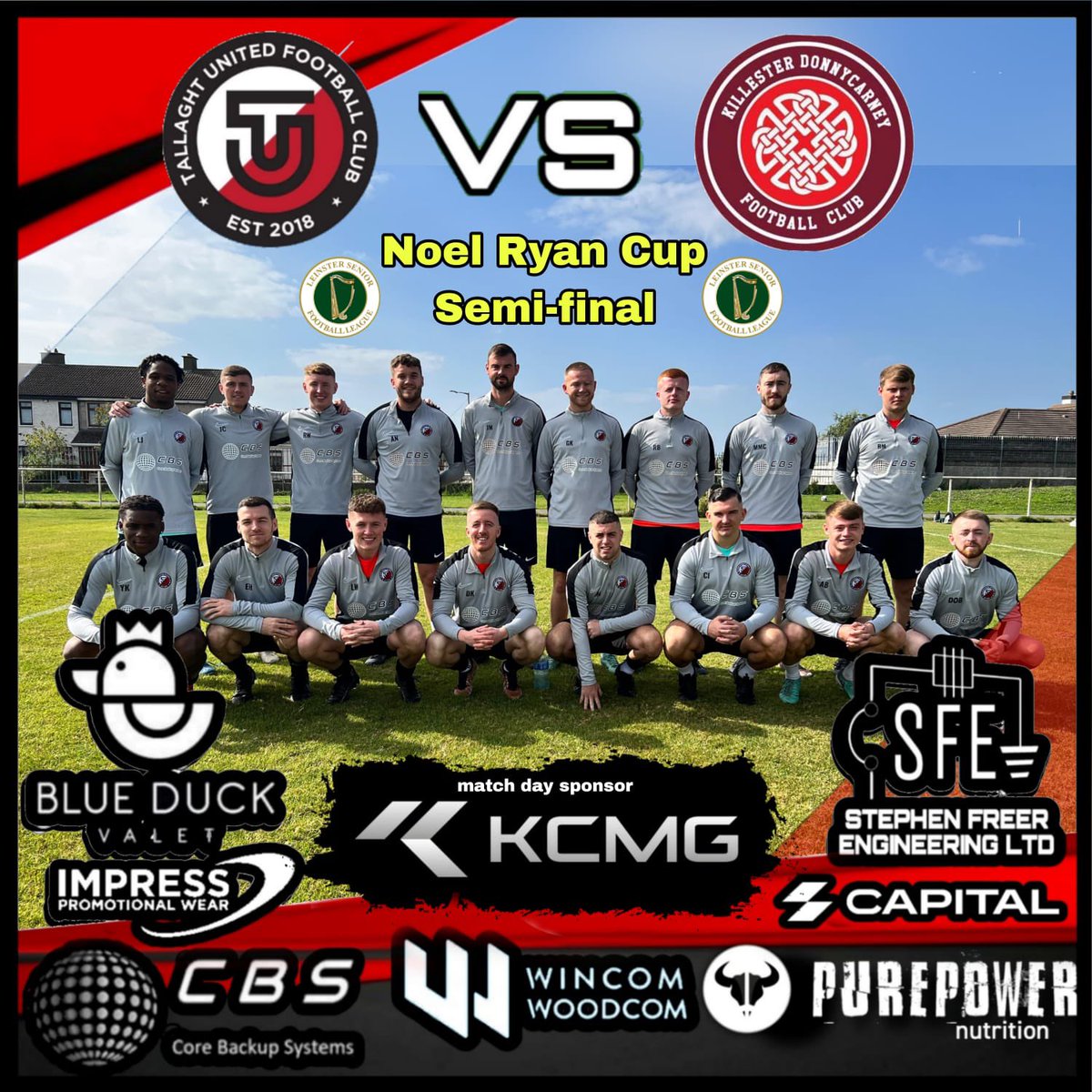 ⚽️Match Fixture⚽️

Firstly we would like to thank KCMG for sponsoring this week’s semi final in the prestigious Noel Ryan cup. A big thanks to the sponsor as without them we would not be able to have these special days. Thanks again for coming on board!