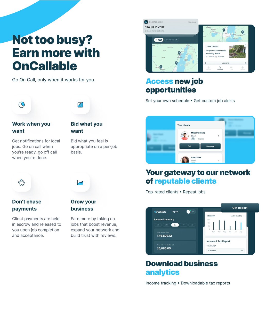 OnCallable tweet media