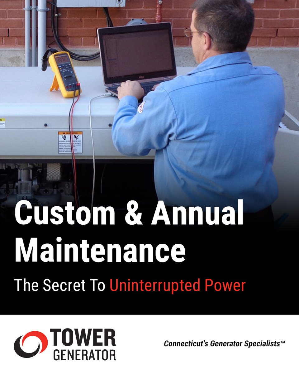 TowerGenerator's tweet image. Keep your generator running smoothly with minimal down time with a personalized or annual #maintenance plan at Tower Generator. Contact us: hubs.ly/Q03hrMpC0