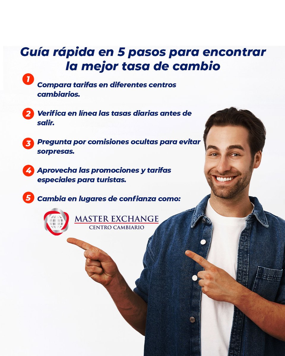 master_exchange's tweet photo. Antes de hacer tu maleta, ¡no olvides cambiar tus divisas!

Aquí te damos algunos tips rápidos para cambiar tu dinero antes de viajar.

#MasterExchange #ConsejosDeViaje #CambioInteligente #TipsDeAhorro #ViajaSeguro https://t.co/gllGnssHkq