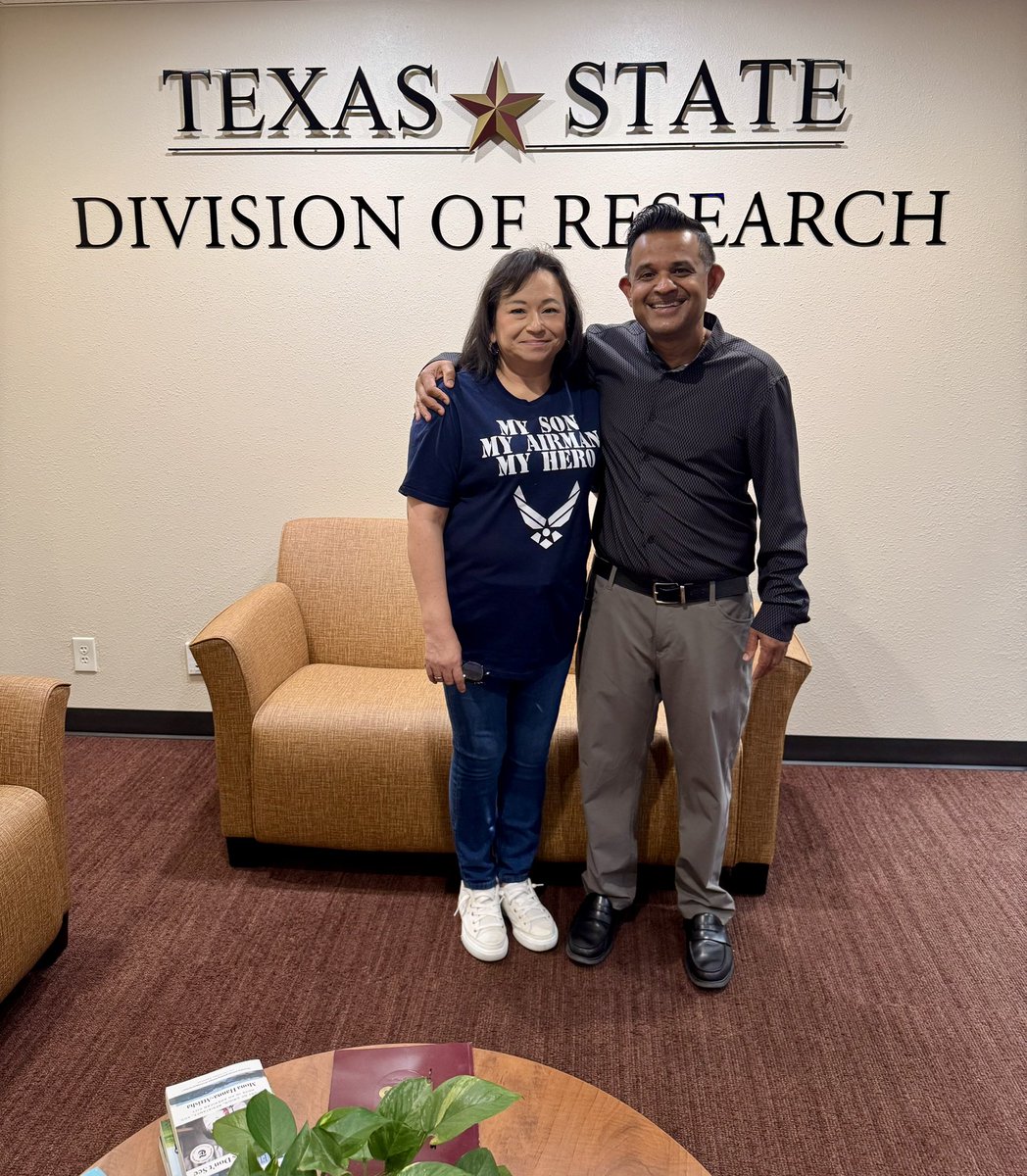 shreek_mandayam's tweet image. I will dearly miss Lydia Longoria, my superbly able and efficient Executive Assistant for the last 2.5 years, and who has served #TXST with dedication and loyalty for two decades. 
#TxStateResearch