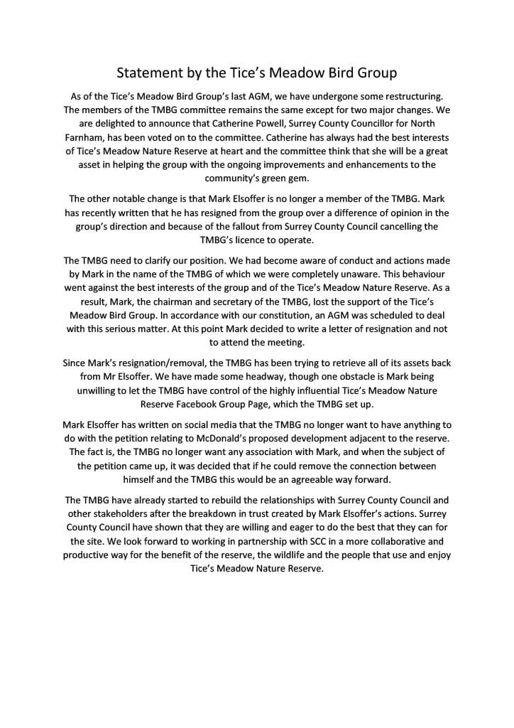 Tice’s Meadow Bird Group tweet media