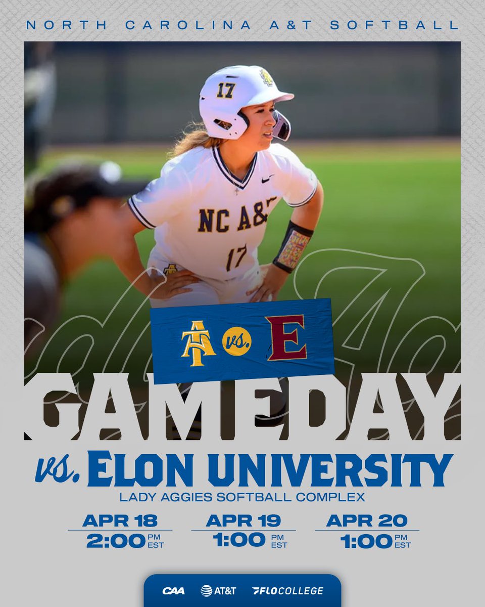 It’s GameDay in Greensboro🥎

💛💙🥎💙💛

#AggiePride