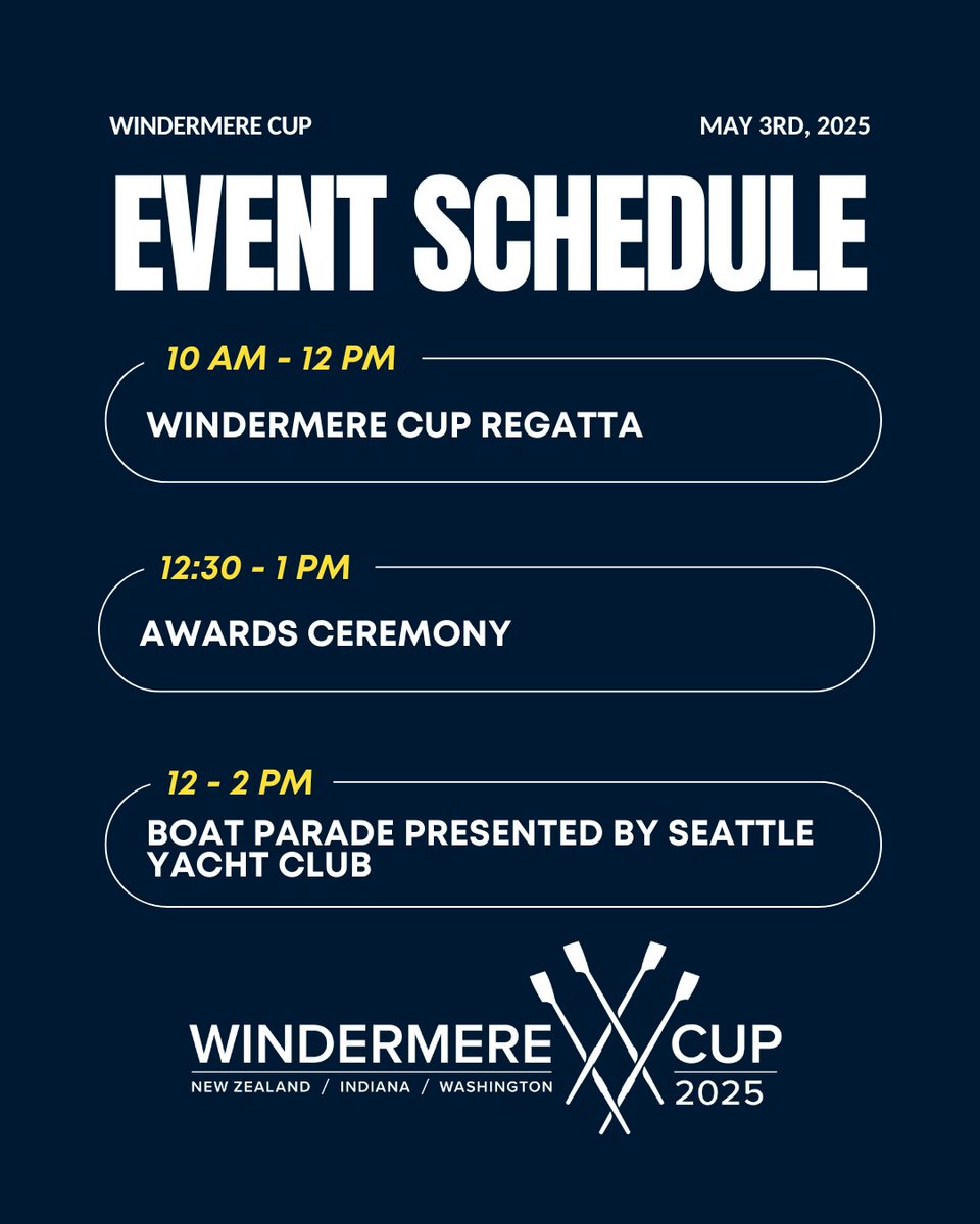 Here's what you can expect on Windermere Cup day! What are you looking forward to the most? ⛵️🌊🏆
