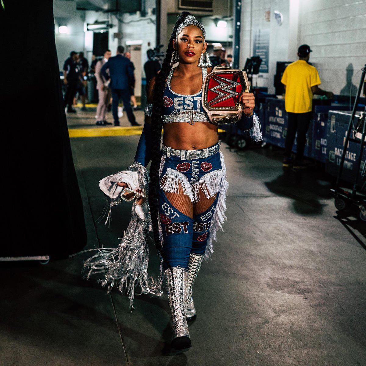 BIGFATPUSSI's tweet photo. Day 7 of posting the #ESTofWWE @BiancaBelairWWE until she follows me back 💕✨💋 #BiancaBelair #TeamEST https://t.co/ze4JYYu2hD