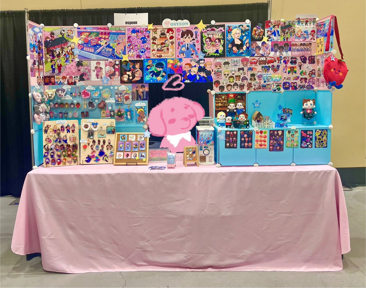 _osyeon's tweet image. good morning sakuracon! come say hi at booth #2006 😇