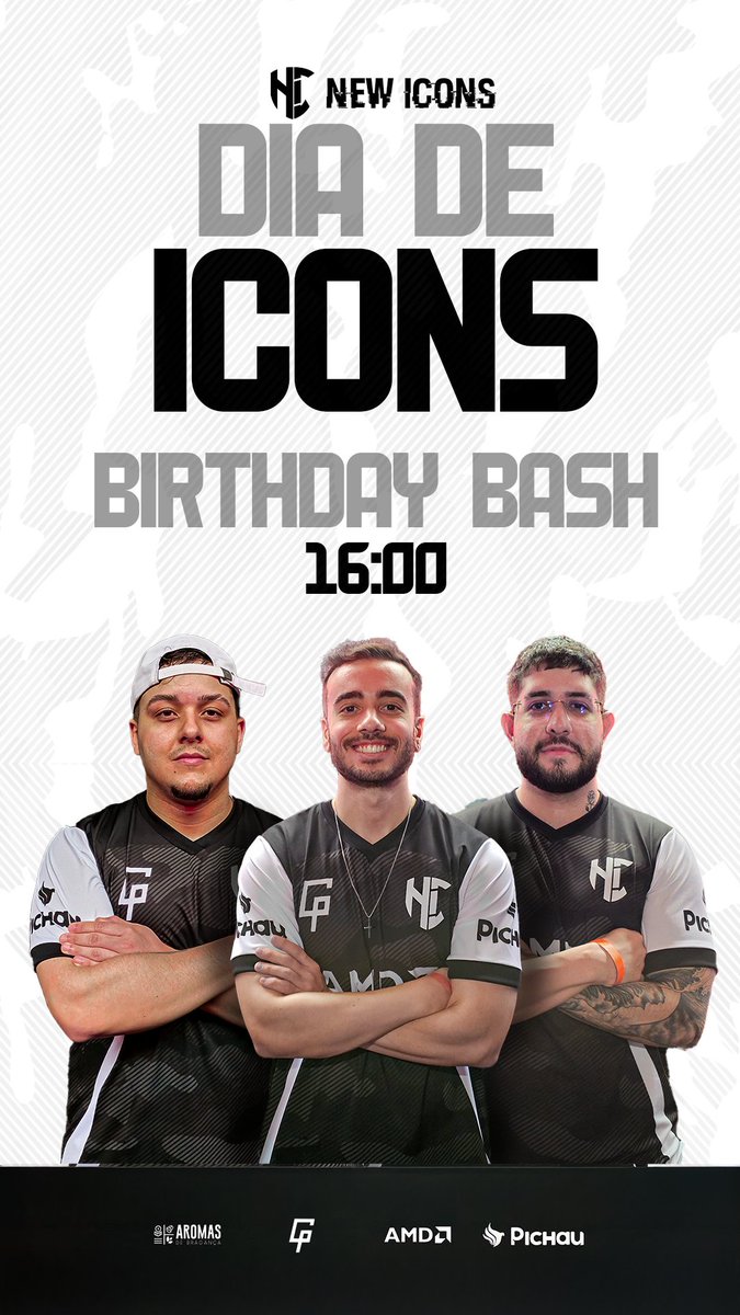 NewIconsOficial's tweet photo. ๐ Hoje รฉ dia de BIRTHDAY BASH! ๐ฅณ๐ฅ O campeonato de aniversรกrio do @Repullze comeรงa ร s 16h!
Vai ter bala, risada e MUITA resenha! ๐ฅ
Acompanha AO VIVO na Twitch e YouTube dos brabos:
๐ฎ @LuKinas__
๐ฎ @DreeyKB
๐ฎ @mvhorid
#BirthdayBash #Repullze #Warzone https://t.co/0nUhNm2aF1