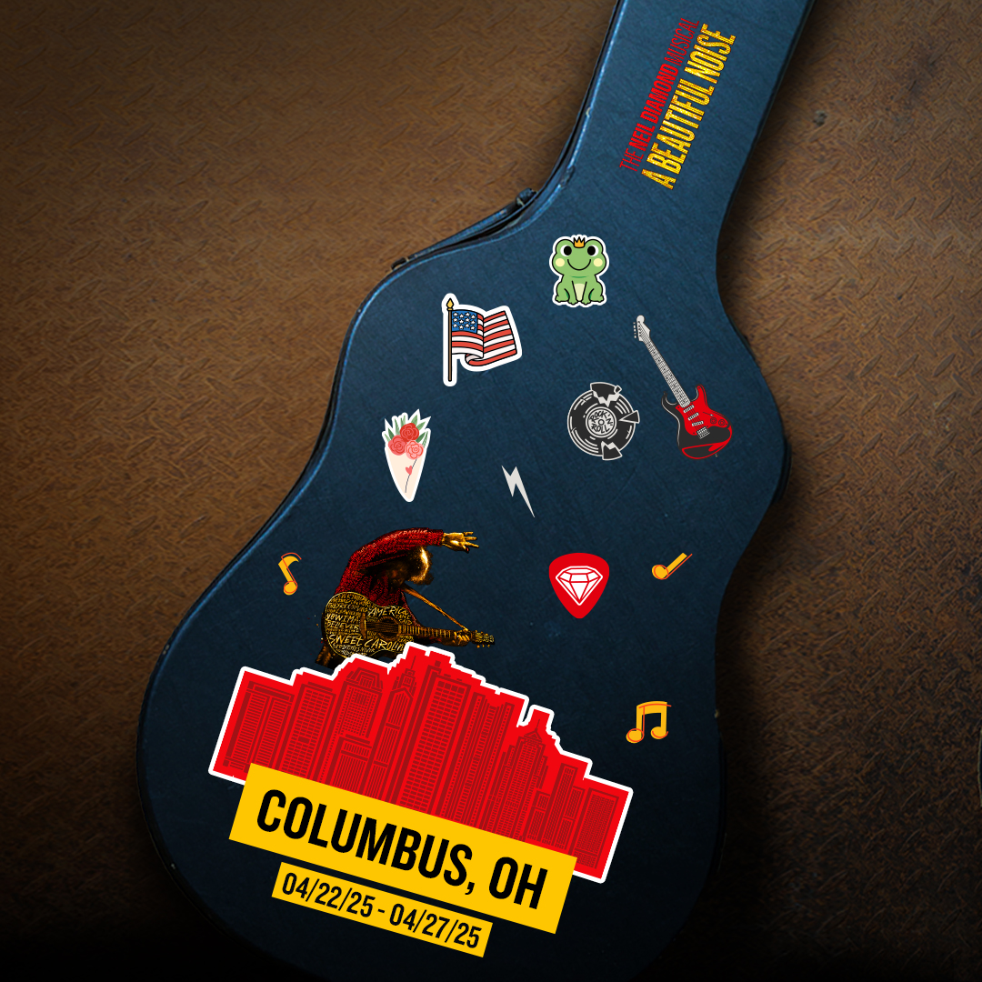 Performances start tonight, Columbus!

Get on board and see the cast of <a href="/NeilDiamond/">Neil Diamond</a>'s musical, #ABeautifulNoise, at <a href="/CAPAColumbus/">CAPA</a>  from 4/22 to 4/27.

🎟️ For tickets, visit abeautifulnoisethemusical.com/tour