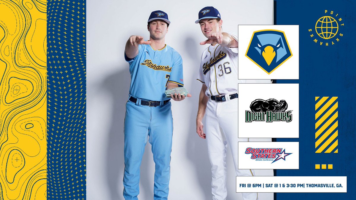 Baseball travels to Thomasville, GA to compete against Thomas University today and tomorrow. These are their last games of the regular season! Tag a player in the comments to wish them luck!  ⬇️
#togetherwefly #excellencecontinues