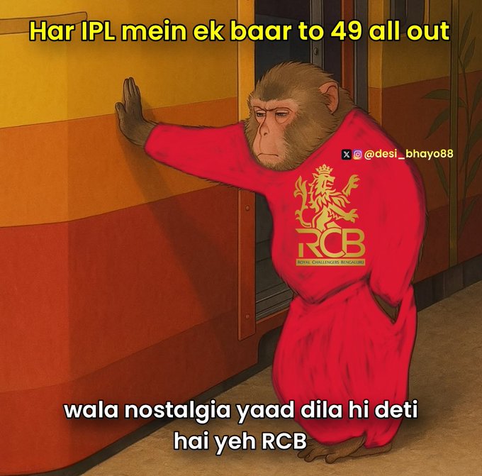 Nostalgia 😂
#RCBvsPBKS
#RCBvsPBKS